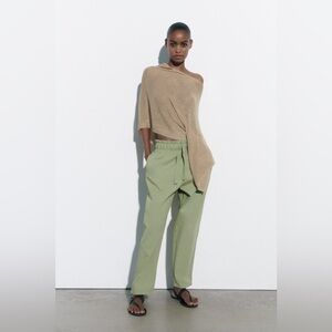 Zara NWT HIGH RISE Z1975 PAPERBAG JEANS